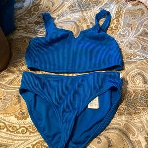 Girls blue bikini